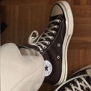 Brown High Top Converse